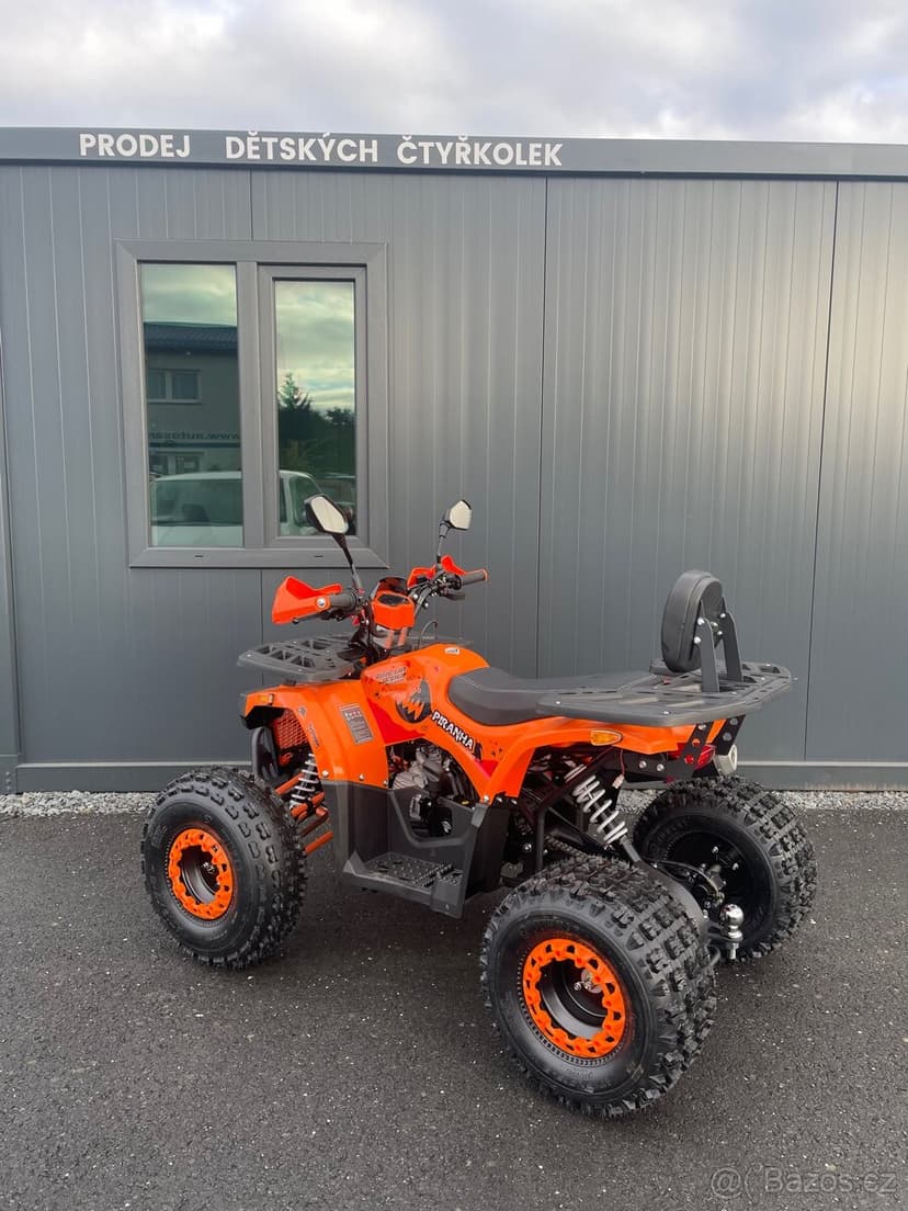 Dětská čtyřkolka Piranha Veyron 125cc 1G8 oranžová