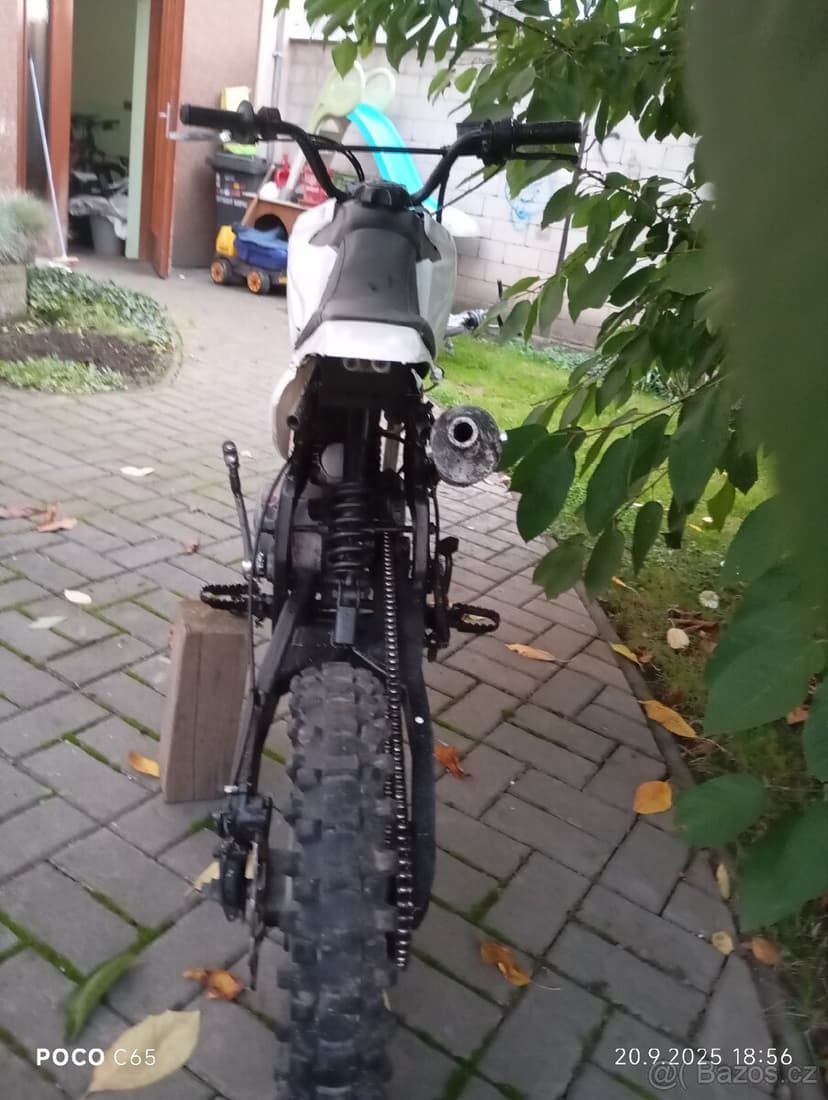 Pitbike s motorem simsona