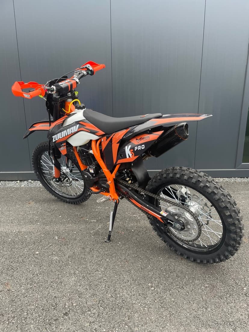 Pitbike Markstore Zuumav K5-250cc PRO 21/18 - oranžová