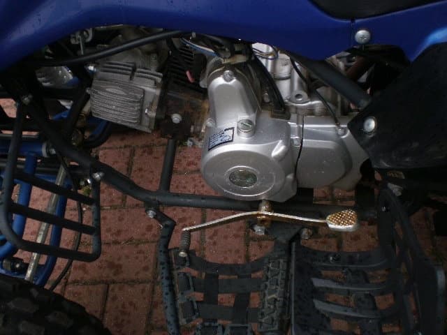 dětská čtyřkolka 125ccm modrá