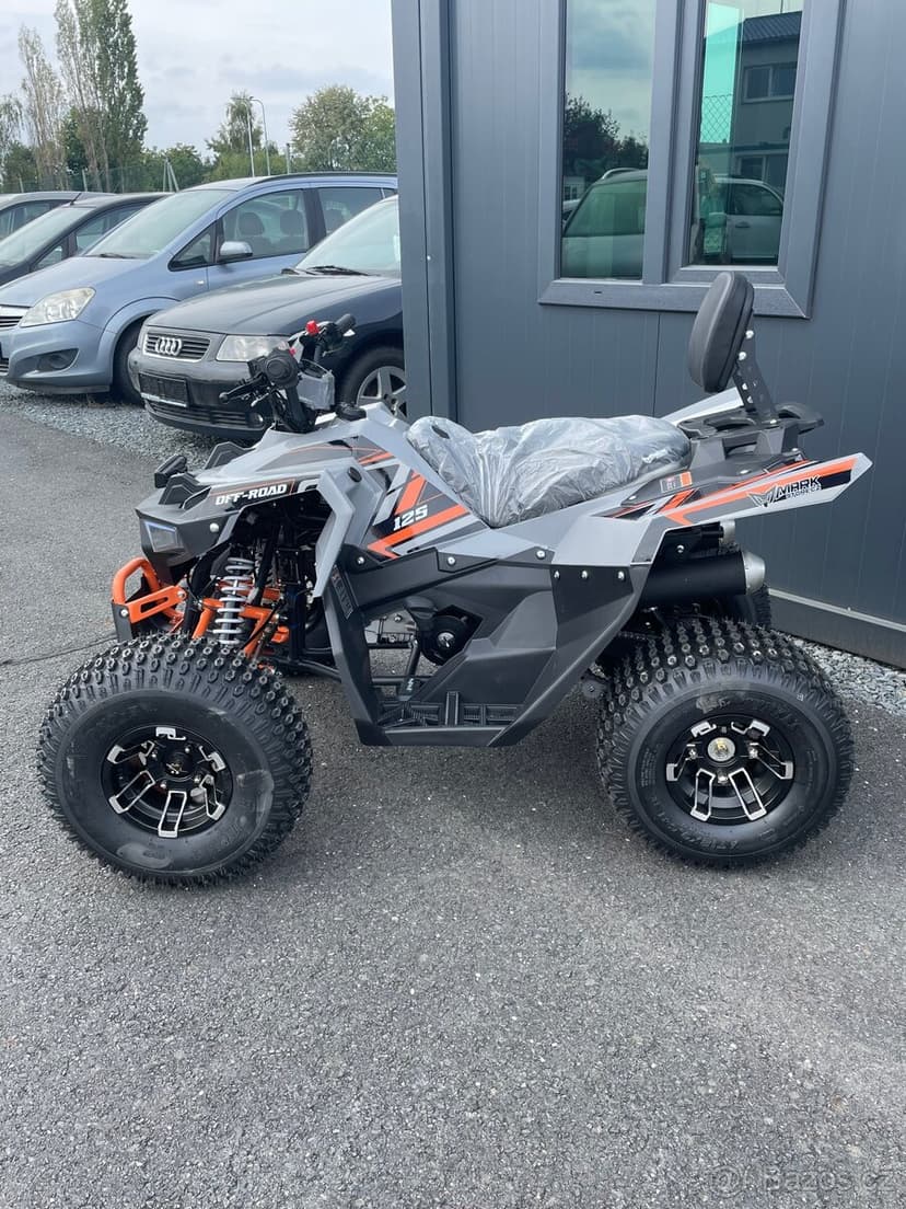 Dětská čtyřkolka FUN 125cc 3G8 - šedo oranžová model 2026