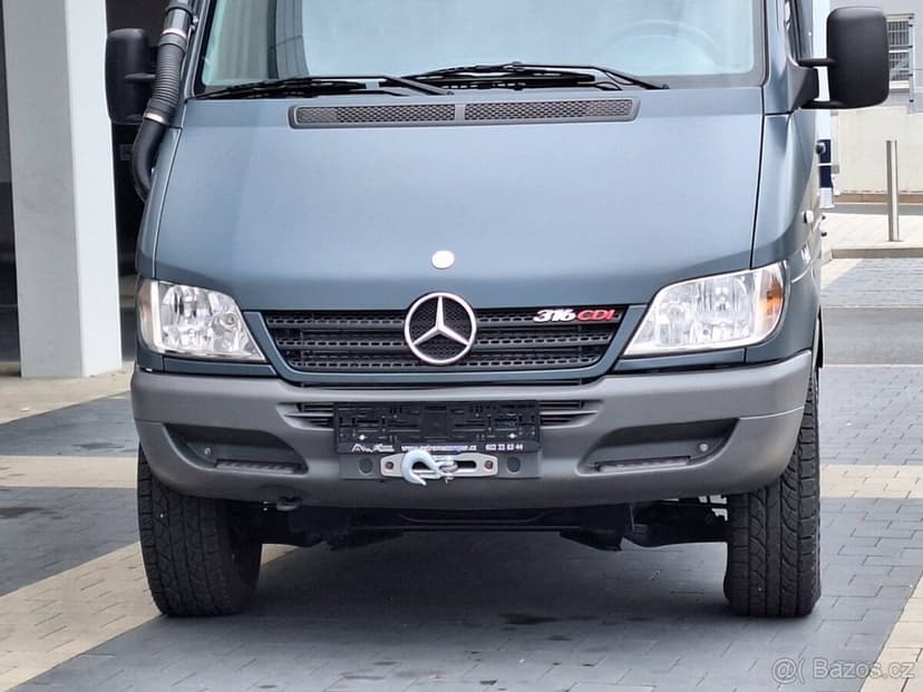 MERCEDES SPRINTER 316 4X4 2,7TD valník + nástavba