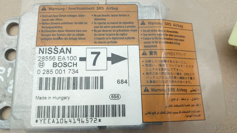 Nissan Navara a Pathfinder  : Airbagová sada