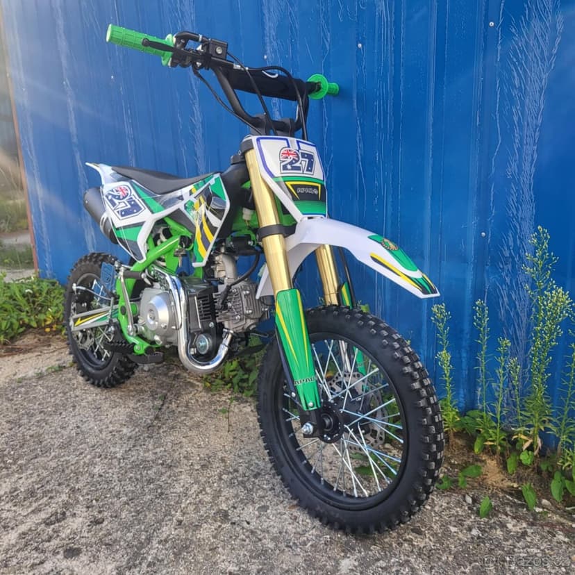 Pitbike APAQ 125ccm XB27 14/12 E-START poloautomat zelený