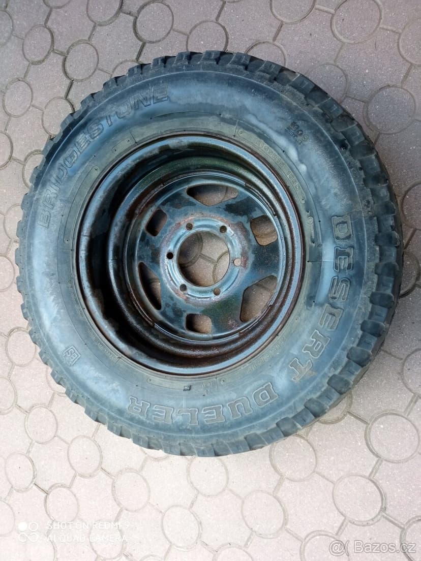 Prodám ocelový disk R15x6J 6x139.7