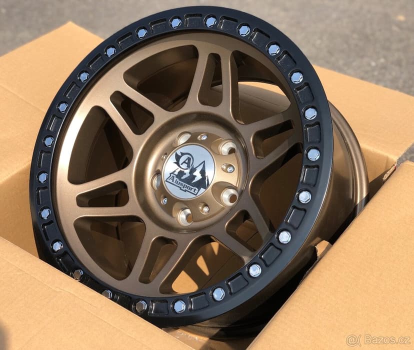 Alu kola 17” vhodné na Jeep Wrangler STAR BRONZE