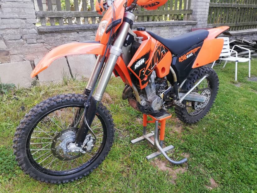 Ktm 450 Exc + motardová kola