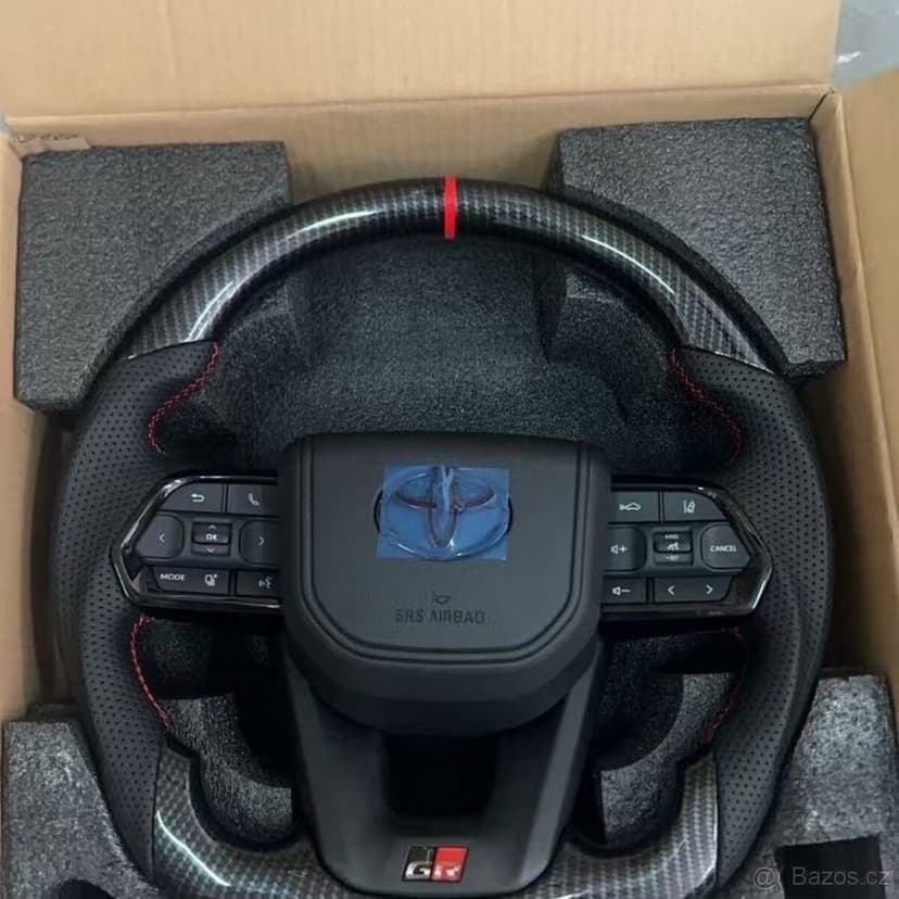 Sportovní volant Toyota GR – kůže / karbon – 2003–2026
