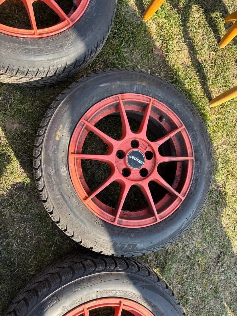 ALU kola R15 + zimní pneu