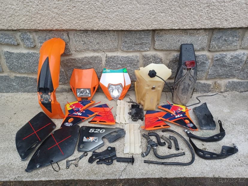 KTM 520 EXC RACING - NÁHRADNÍ DÍLY