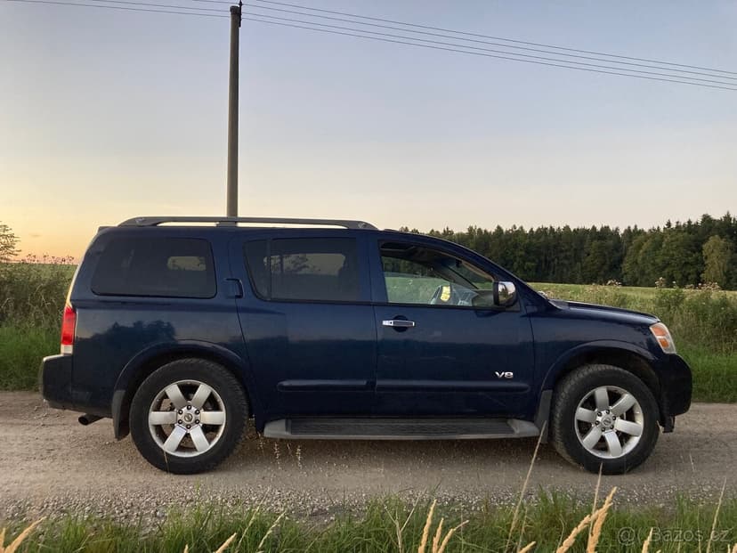 Nissan Armada 5.6 V8/ LPG / 4x4 / 8 míst / tažné 3,5t