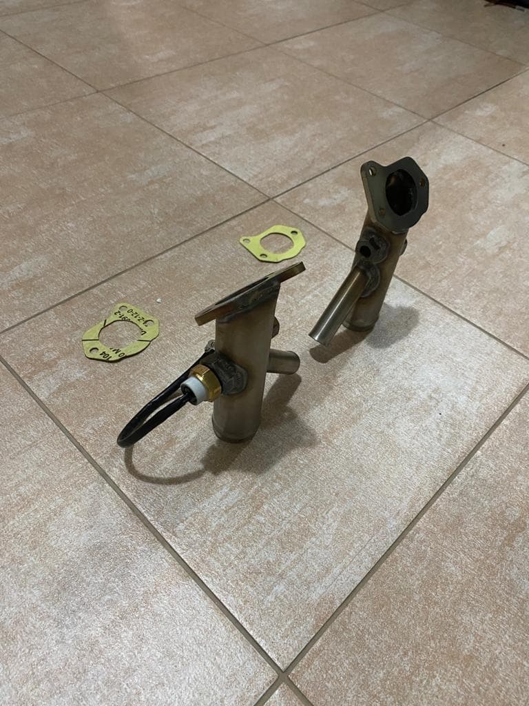 Nissan Patrol M57 SWAP - Nerezová přípojka vodního okruhu