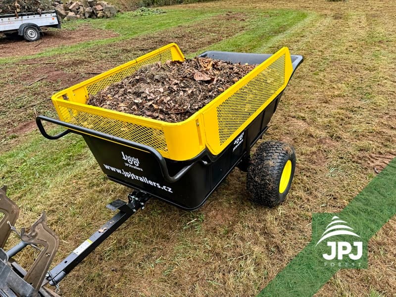 Jednonápravový vozík za čtyřkolku