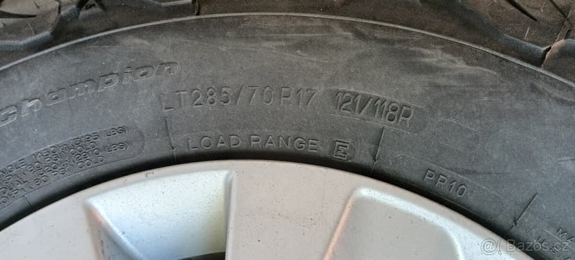 Original kola Hilux 2019, pneu 285/70 R17