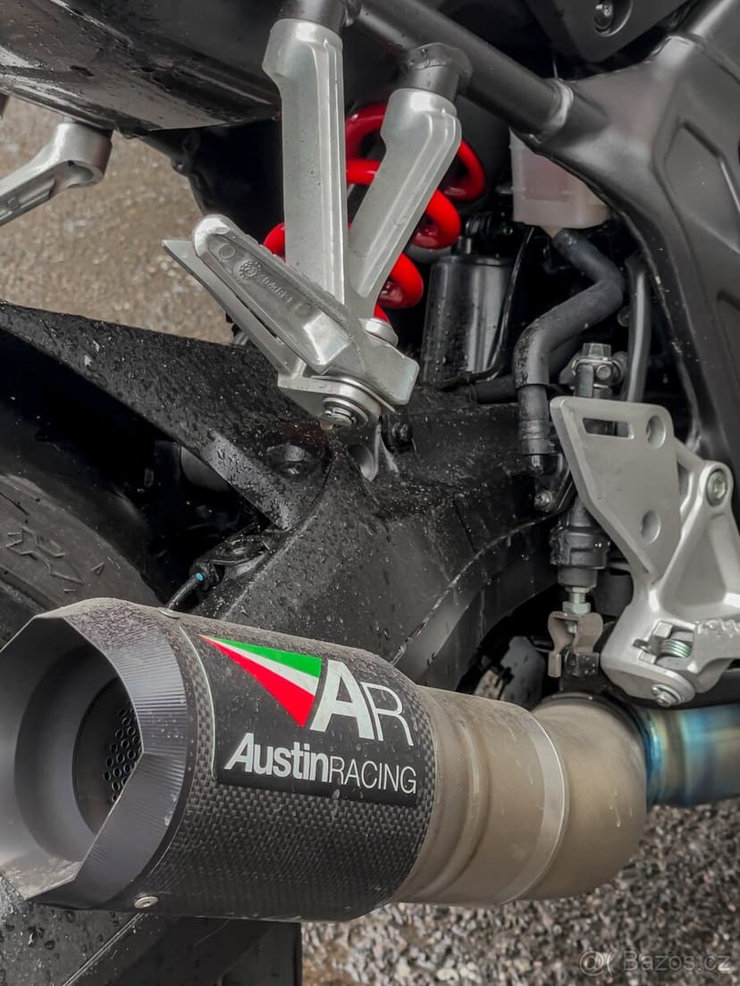 Honda CBR 650R v TP 35kw, otevřená na 76,7 kw A2