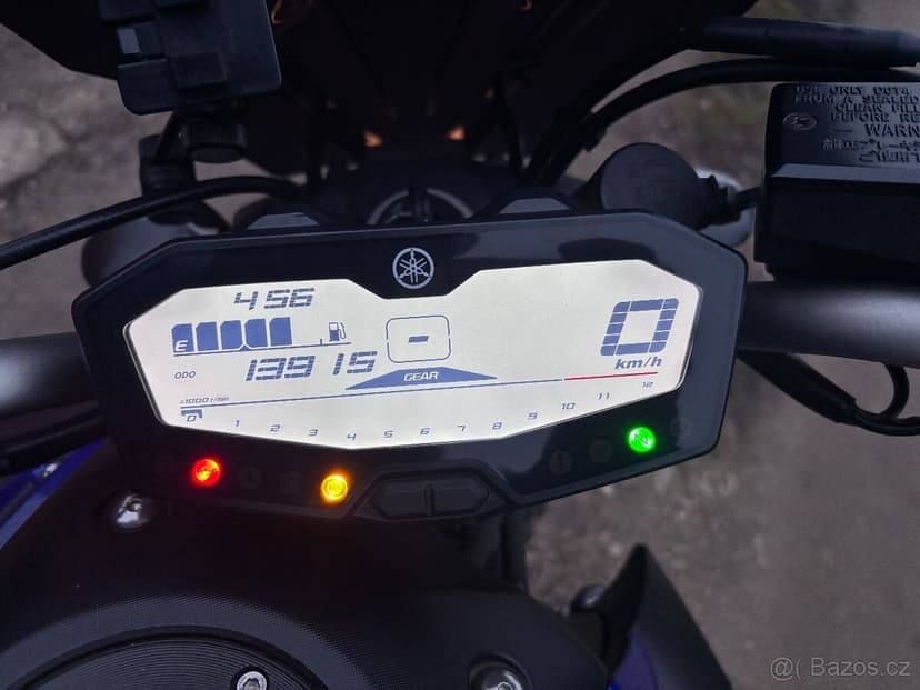 YAMAHA MT-07, R.V. 2017, naj. 13 915 km
