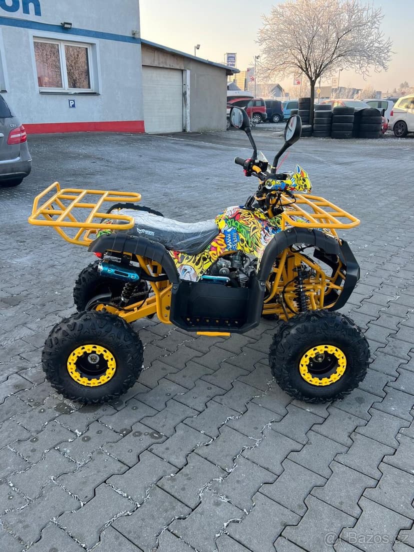 Dětská čtyřkolka Toronto 125cc H1G7-žluté grafity