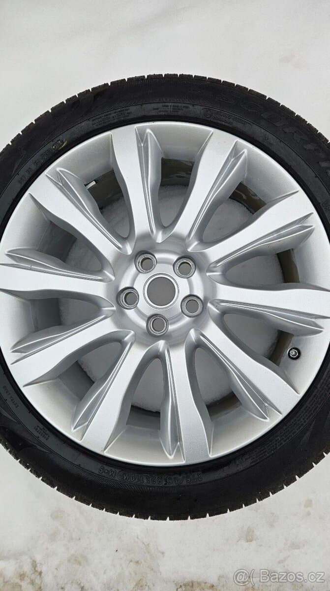 TOP ALU kola Land Rover 21" – 5×120, Pirelli 98 %