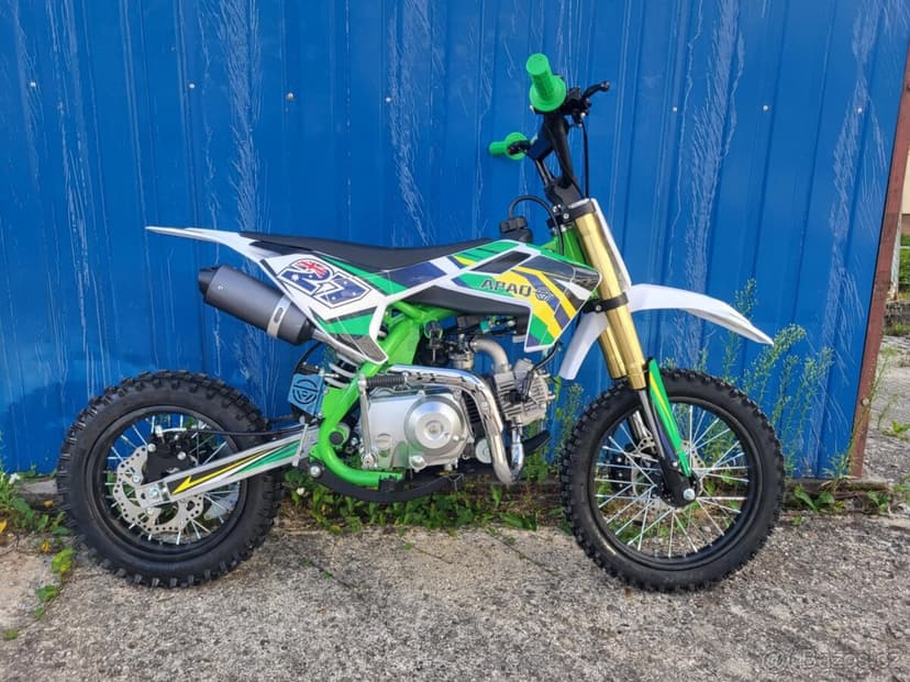 Pitbike APAQ 125ccm XB27 14/12 E-START poloautomat zelená