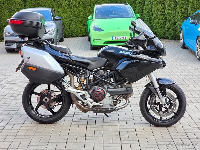 Ducati Multistrada 1000 DS, 3xkufr, výfuk Zard, původ ČR