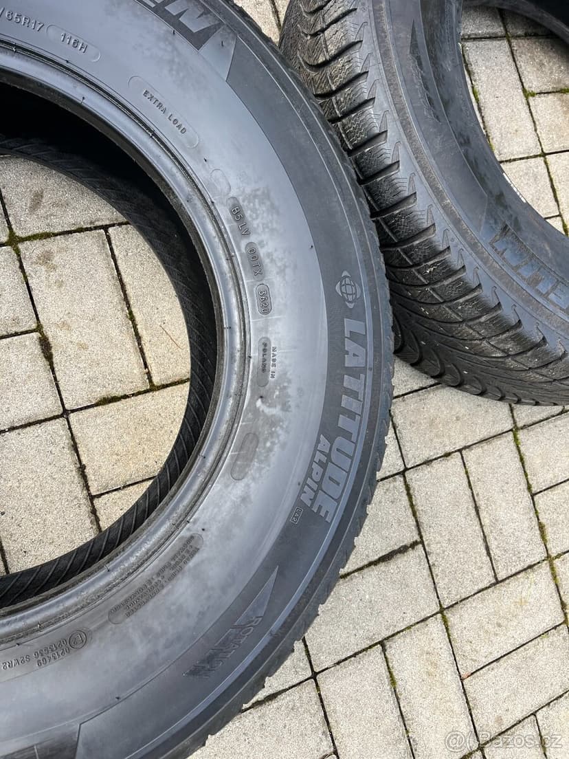 4x zimní pneu Michelin 265/65/17, vzorek 6 mm