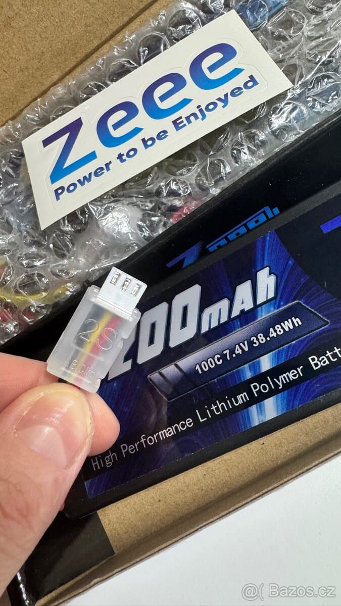 BATERIE LIPO ZEEE 5200mAh 80C/100C 7,4V 38,48Wh-2ks