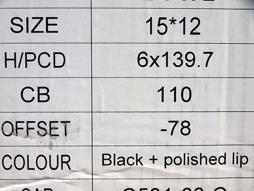 15"  6x139,7 INTERCEPTOR USA 12Jx15 – ET(-78)