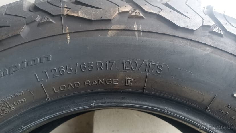 BFGoodrich 265/65 R17