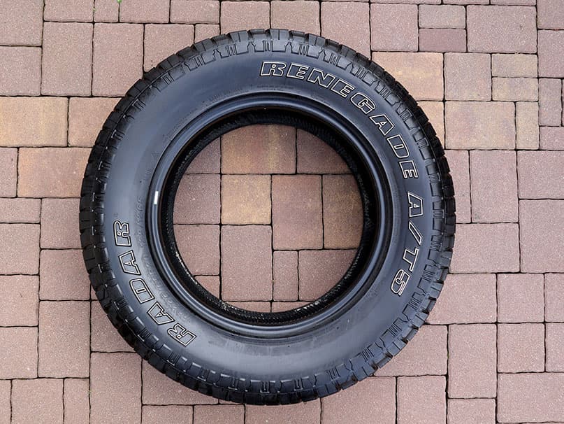 4x 295/65R20 RADAR – TÉMĚŘ NOVÉ– DODGE RAM