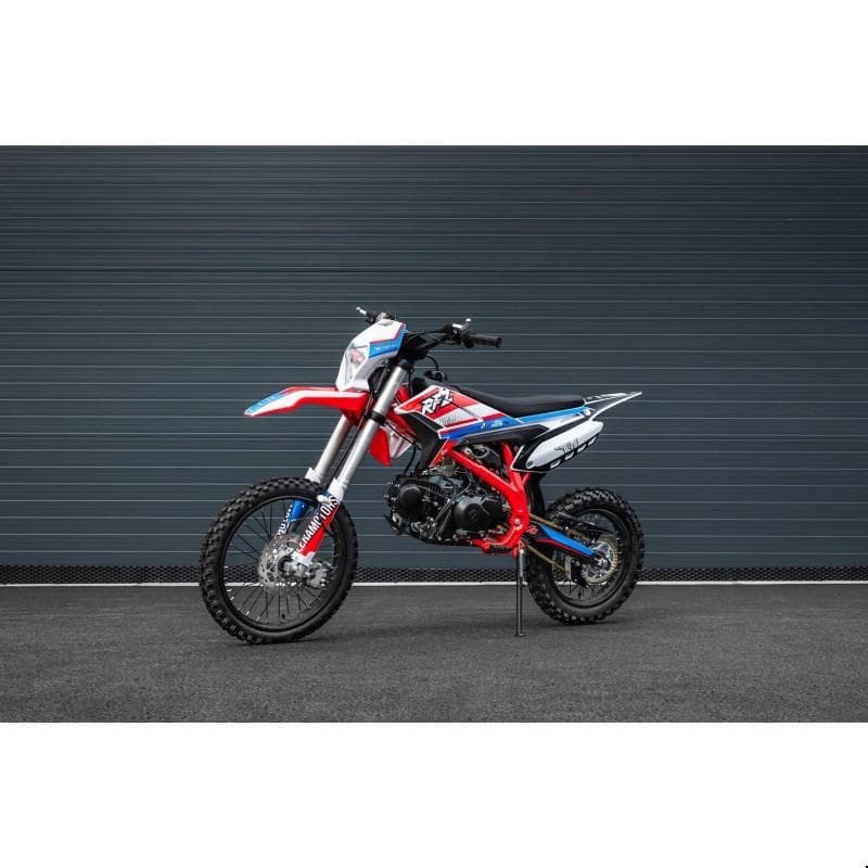 Pitbike Leramotors Thunder 125ccm, kola 17/14, cervena