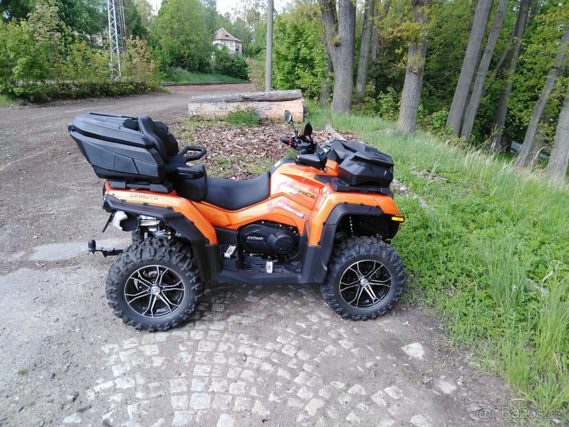 CF MOTO X850 +vozík +nosič.