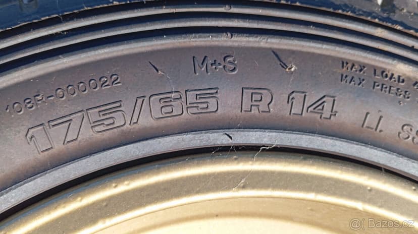 Kompletní sada hliníkových kol 14" 4×130 + nové pneu