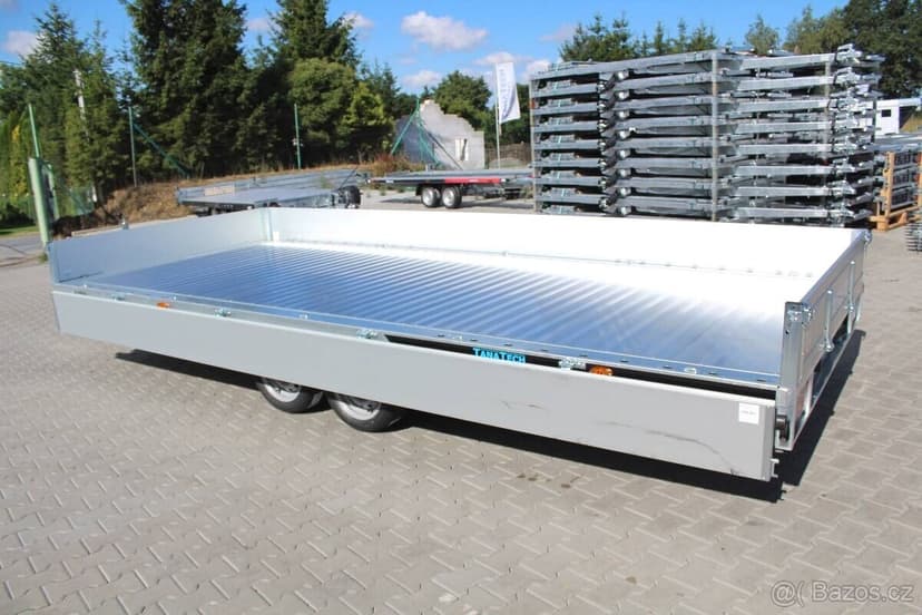 Přívěs MARTZ GT 500 3500kg valník, alu podlaha, ná
