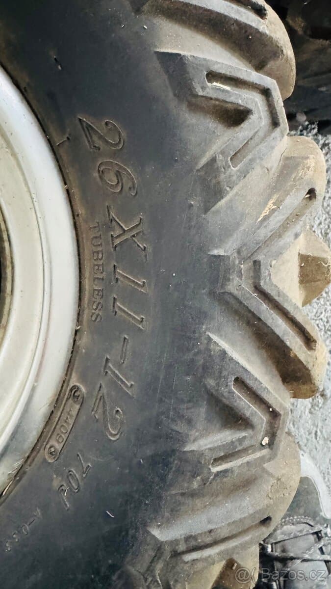 Disky s pneu z Yamaha grizzly