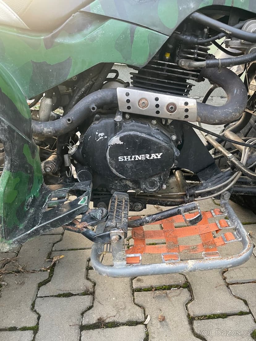 ATV čtyřkolka quad SHINERAY 200 manual +zpátečka
