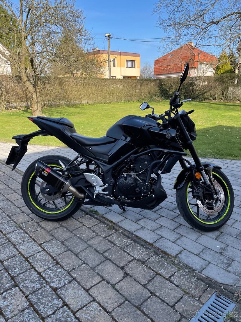 Prodám YAMAHA MT-03, rok výroby 2021, 31 kW (A2)