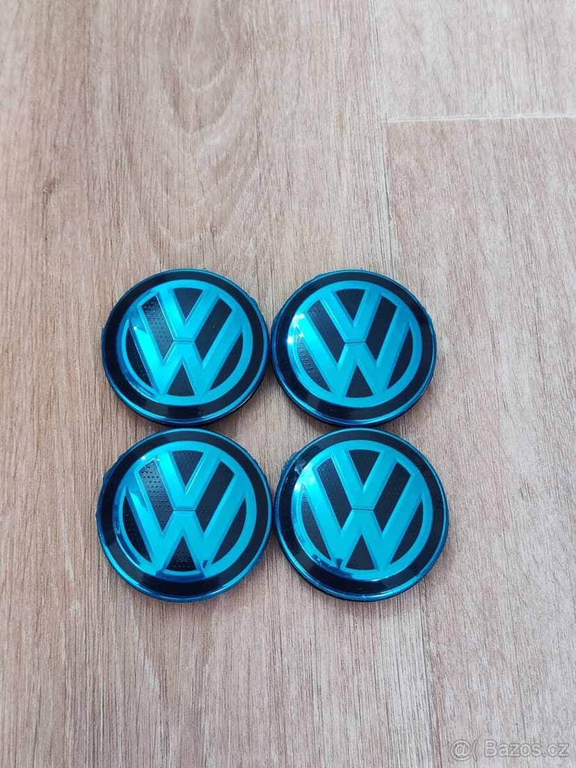 Středové krytky kol Volkswagen 65mm nový design 1