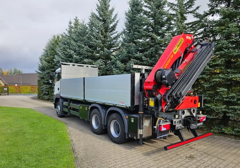 MAN TGS 26.430 - 6x4 - Valník + HR-PALFINGER PK 23002-SH E