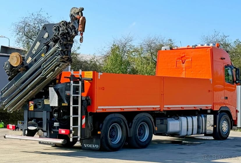 Volvo FH 460 - 6x4 - Valník + HR-HIAB 377 E-7 HIPRO
