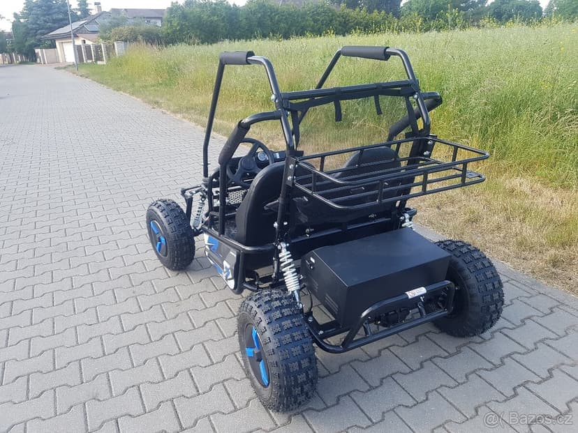 Dětská Bugina akumulátorová ECOBuggy až 2500W 60V 20Ah modrá