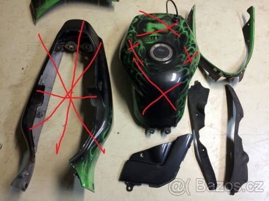 Suzuki GSXR750W díly 92-95