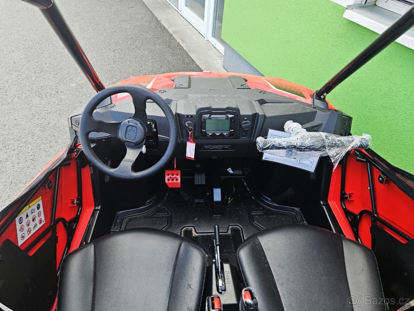 POLARIS RZR 200 červený dětská čtyřkolka bugina