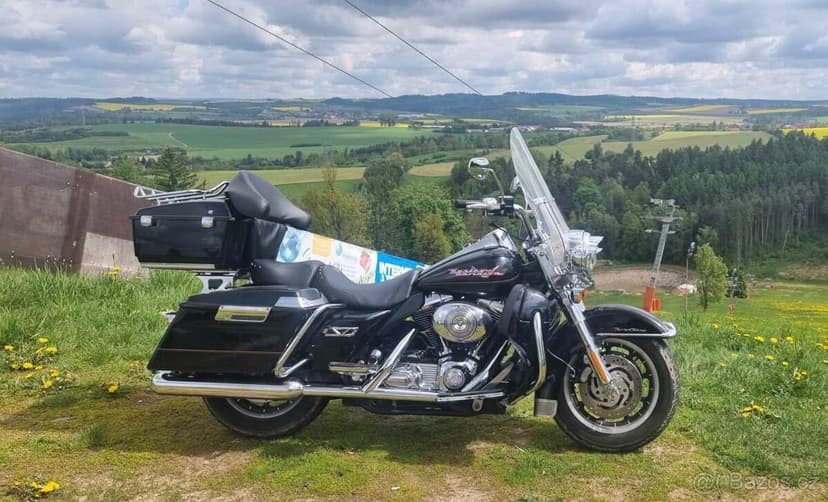 Harley davidson Road king 2002 podvozek Öhlins,tažné zařízen