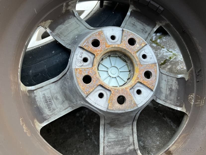 4x alu disky 5x120 R16, letní pneu