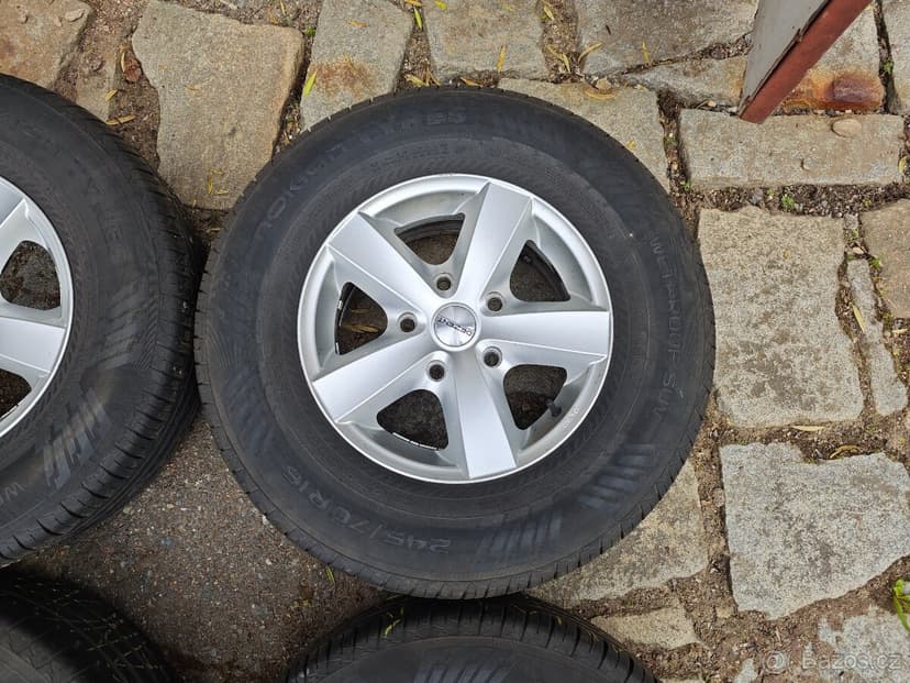 Letní sada 5,5mm - Pneu 245/70 R16 - Alu disky 5x139,7 R16