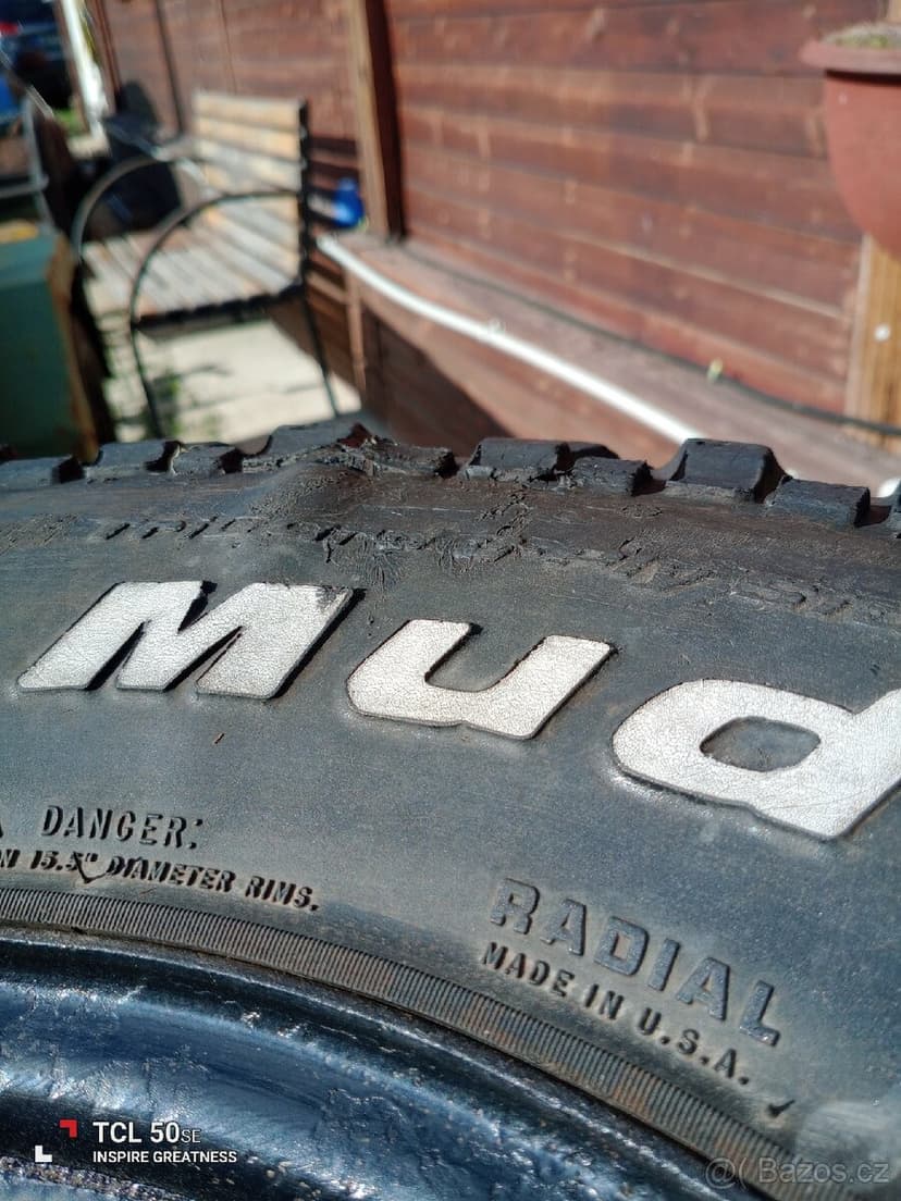 4ks disk R15 (6x139,7)+ 4ks pneu 31x10,5R15