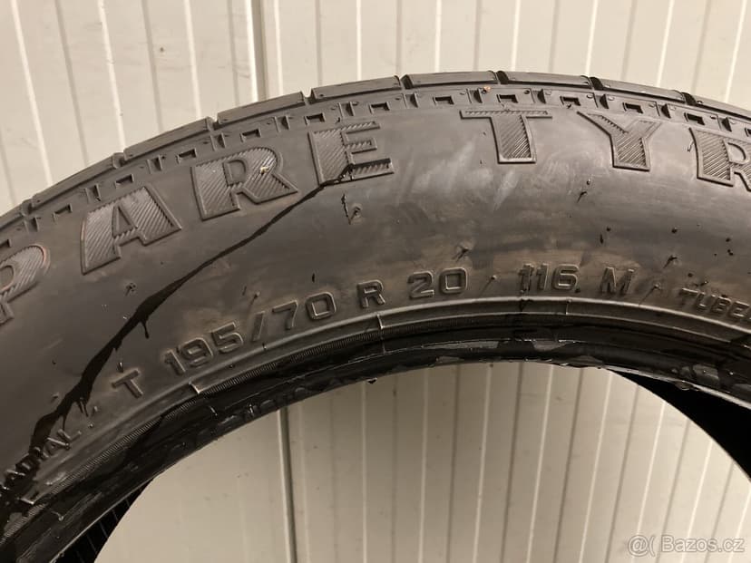 Dojezdová pneumatika Range rover sport 195/70/20