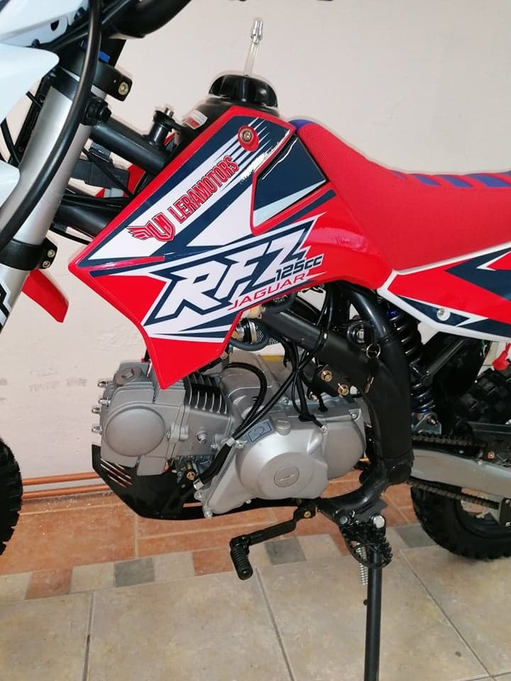 Pitbike By Apollo Jaguar 125cc 17/14 E-Start Červená