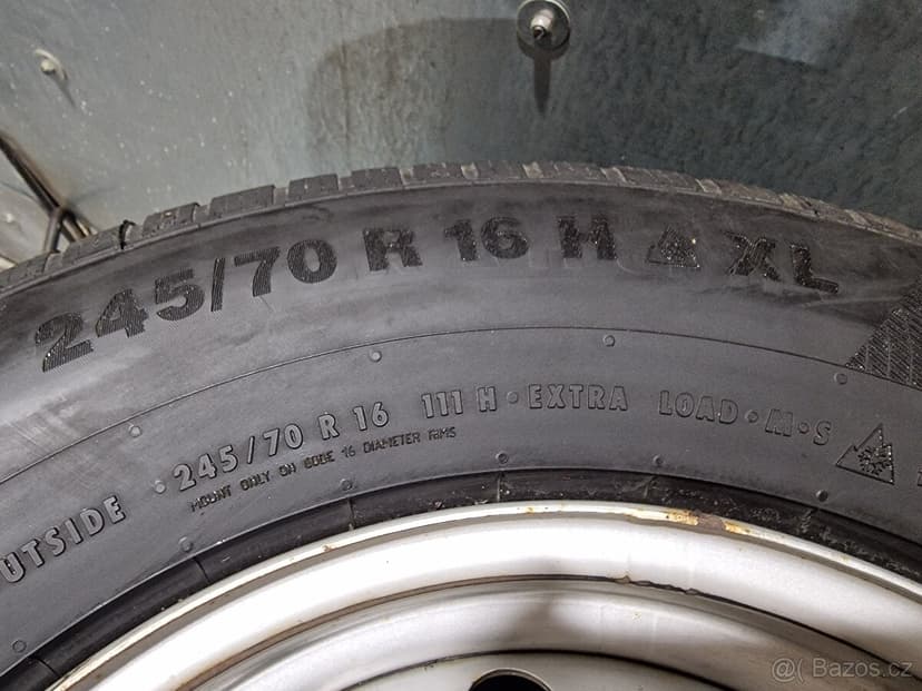 245/70/16 Zimní kola Originál Isuzu D Max Continental 2023