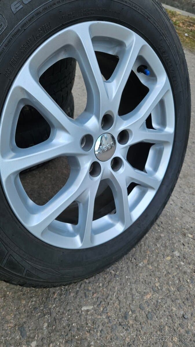 Originální ALU kola Jeep Cherokee, Compass R17 5x1